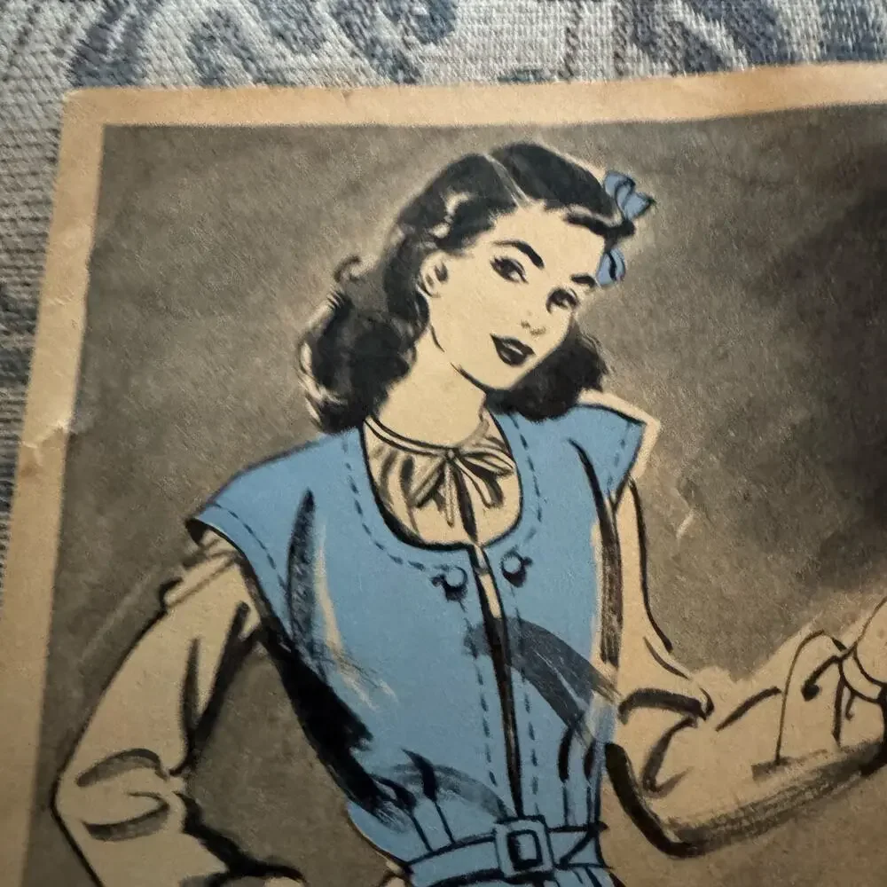 Vintage Jan-Feb 1945 Advance Pattern Co Fashion News Booklet WWII Era Sewing